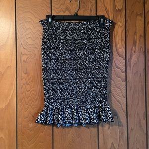 Maternity skirt and wrap/ tie top